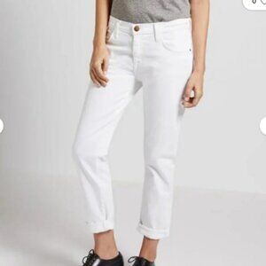 Current Elliott The Fling White Jeans
